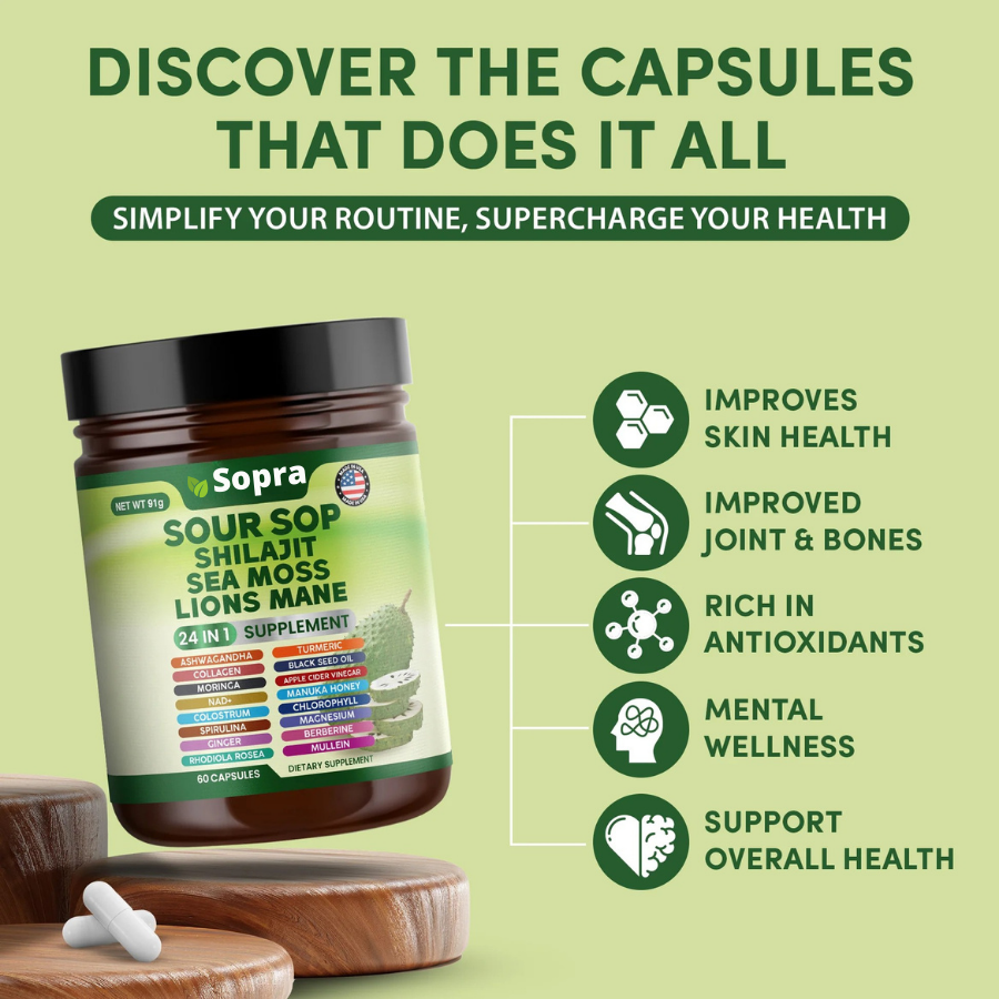 Sopra soursop 24 in 1 caps